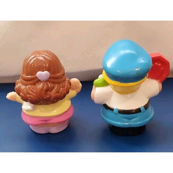 Fisher-Price Little People 2001 Mom 2009 Crossing Guard Replacement Figures - Picture 3 of 9